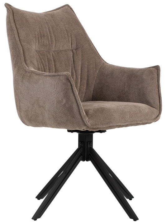 Diningsessel Ginosa braun drehbar